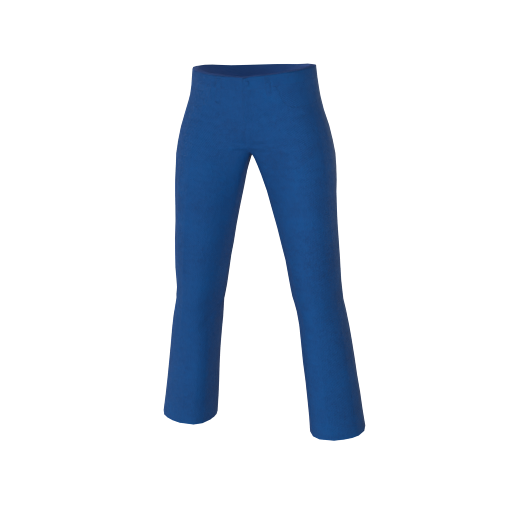 Design denim boot cut pants