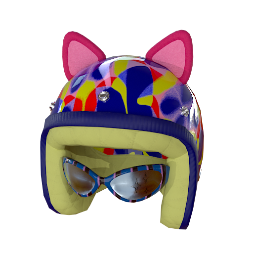 Design Cyber Cat Helmet