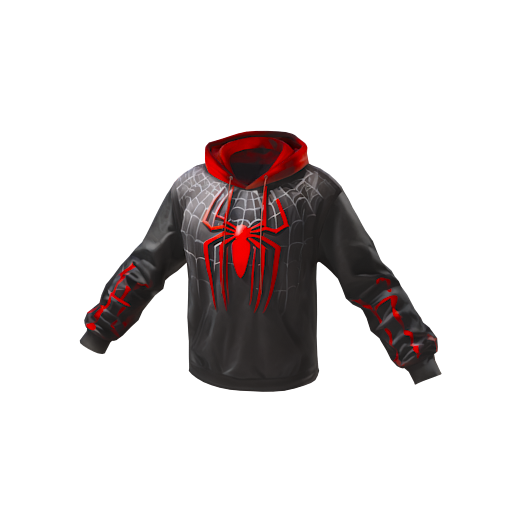 Design spider man black and