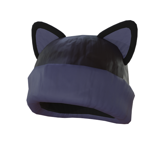 Design gorro de gato negro