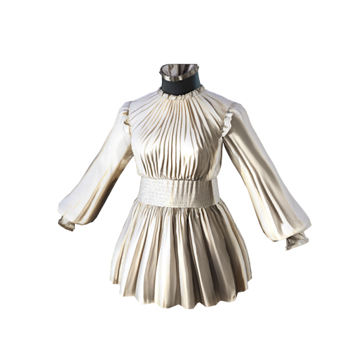 design - Elegant ruffled dres by momoayase