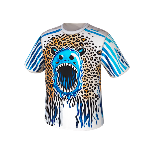 Design A white shortsleeved