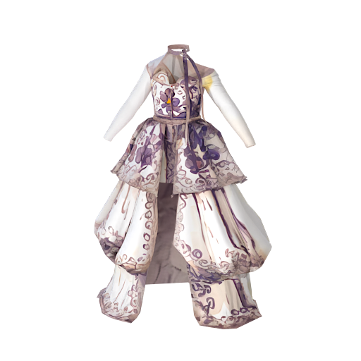 design - a violet flower patt by Mika20ooo