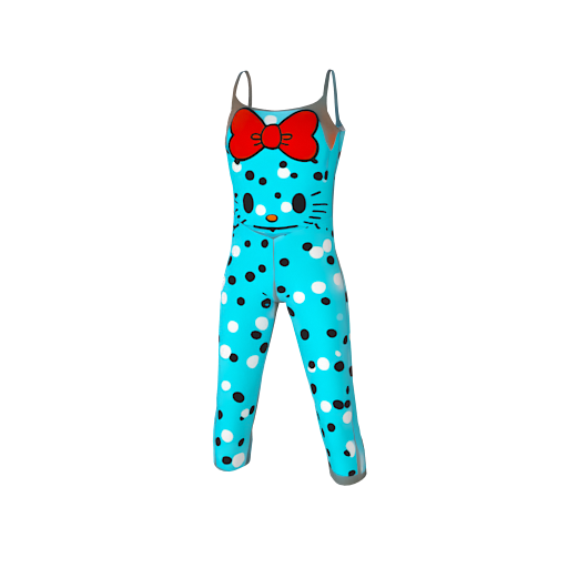 Design Bright blue Hello Ki