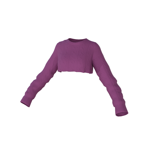 Design Purple Wollen Shirt
