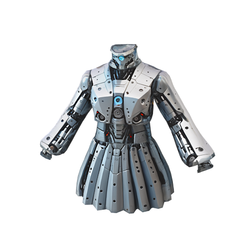 design - Grey robotic frock
 by Salsabeel