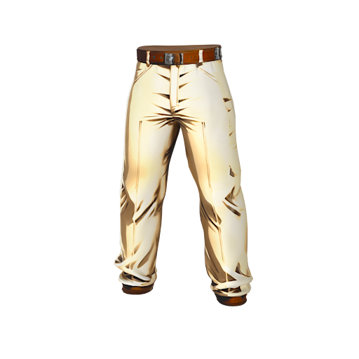 Design cream color pants at