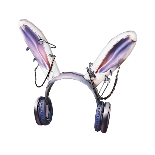 Design purple y2k bunny hea