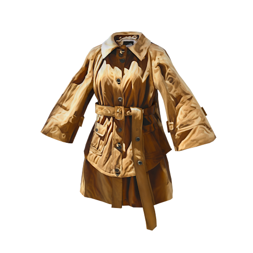 design - light brown coat wit by Anagha