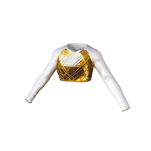 Design a white top with gol