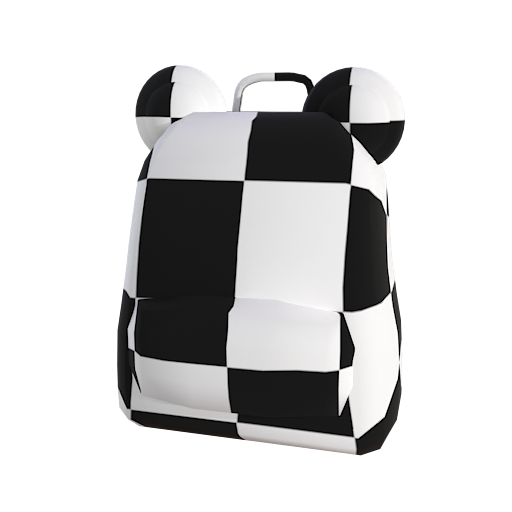 design-checker bear bag  by Annaandtracy