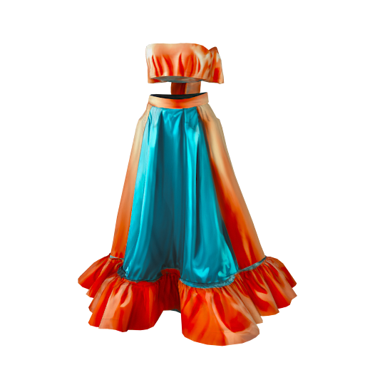 Design Coral and teal color