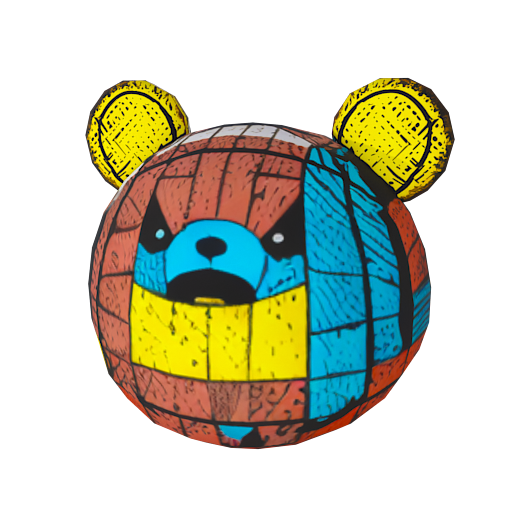Design teddy bear face