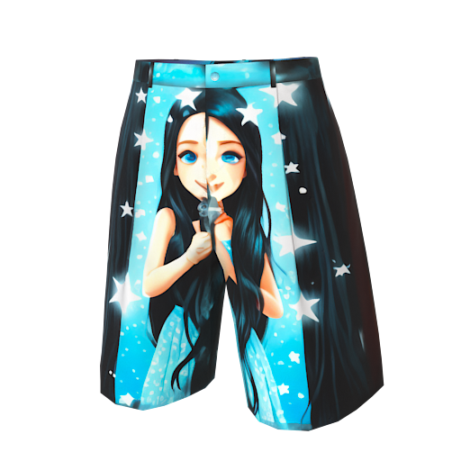 Design A young girl with lo