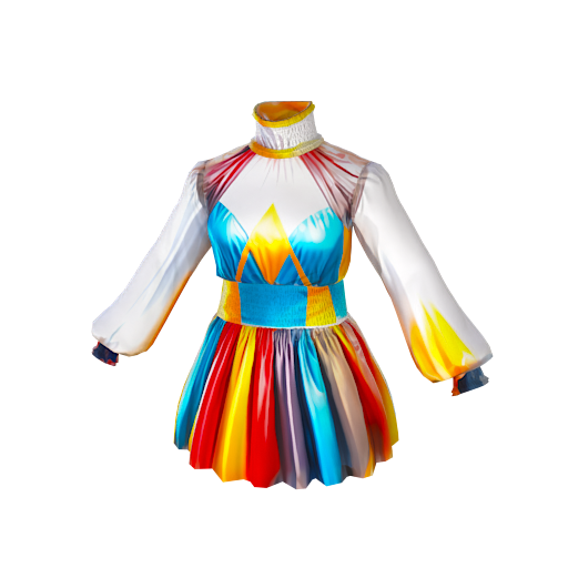 design - colourfull dress wit by alexisworld