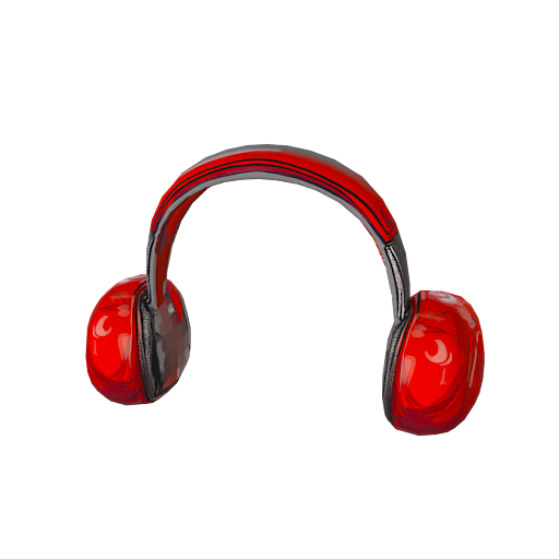 design - 양쪽에  빨간 고추가 달린 이어머프 by lovetang