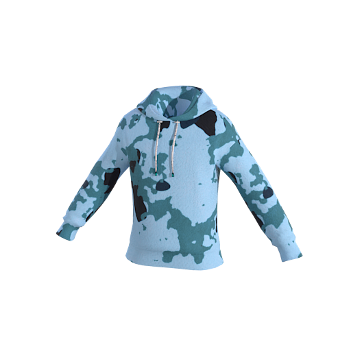 design-Blue Hoodie by ISuckAtModeling