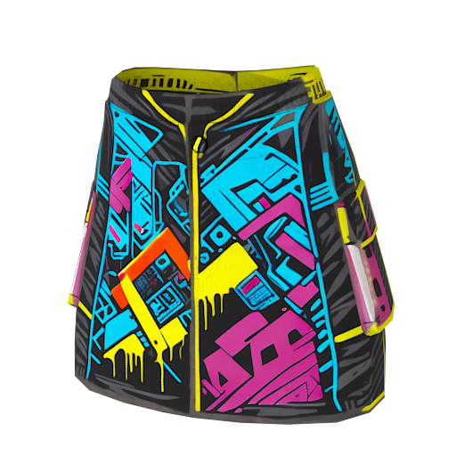 Design Graffiti Bright Neon