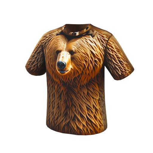 Design A baby brown bear an