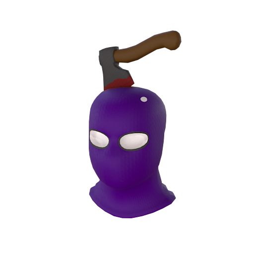 Design Purple Criminal Mask