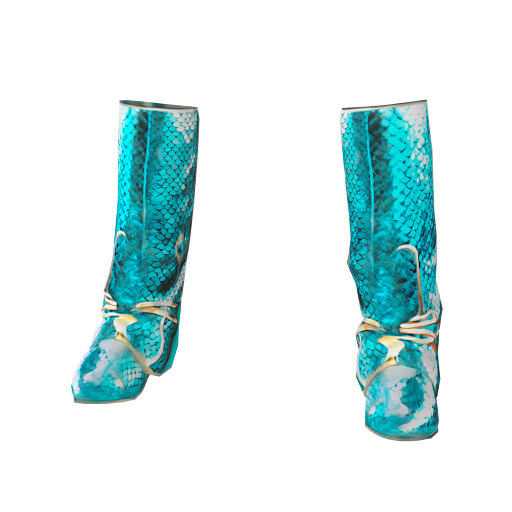 Design mermaid themed shoes