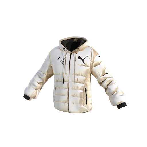 Design white puma puffer ja