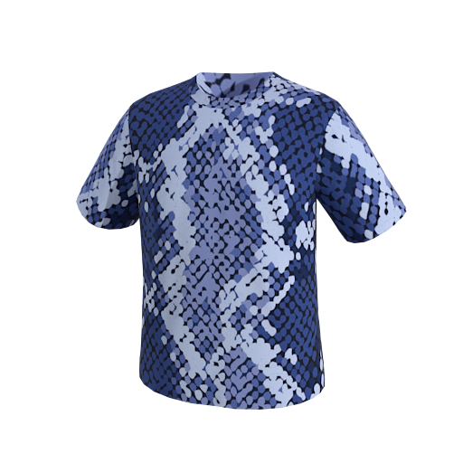 Design Blue Animal Shirt