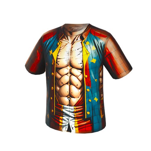 Design Luffys scar in chest