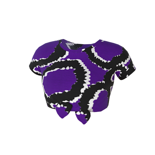 Design Absract crop top