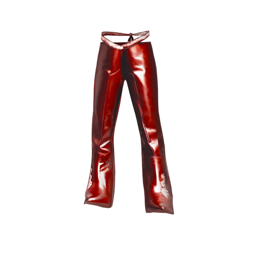 design - Burgundy boots cut s by RIZZIEEE