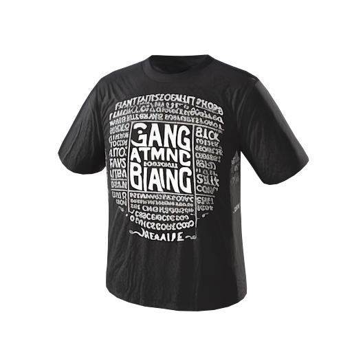 Design BLACK SHIRT WITH GAN