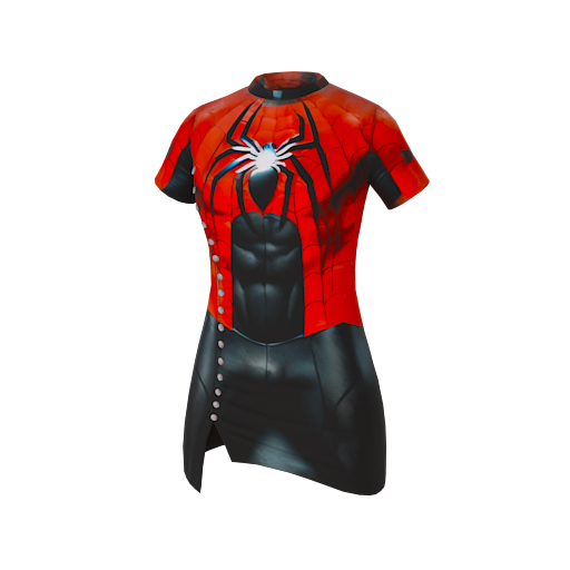 Design spider red n black t