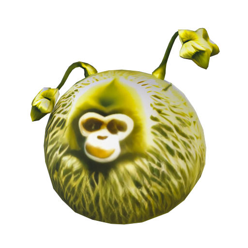 Design Cute Furry Green Mon