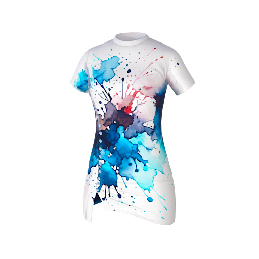 design - splat of perple and  by Remas