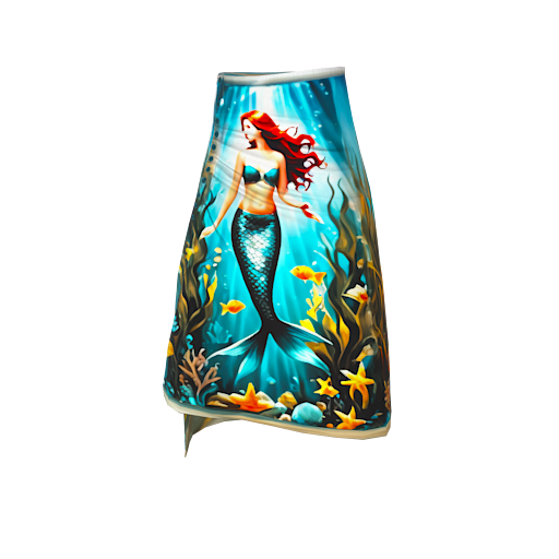 Design mermaid themed dress