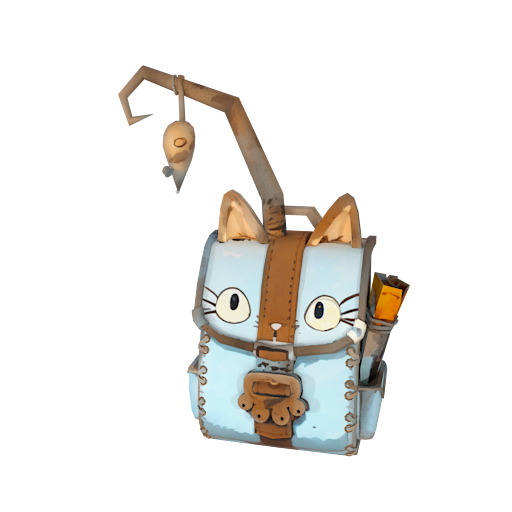 Design A light blue bag wit