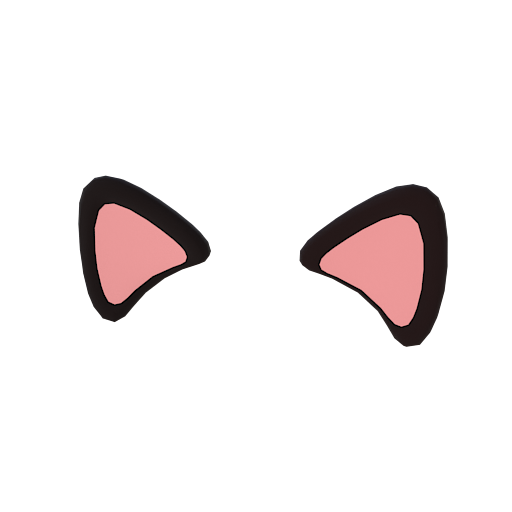 Design black cat ears