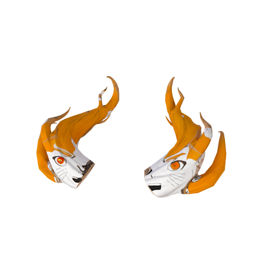 Design orange and white com