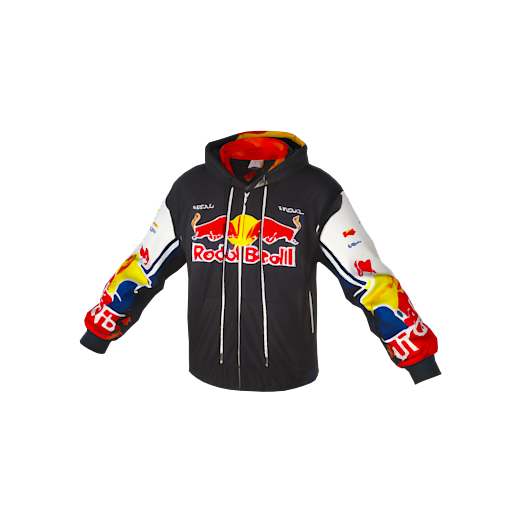 Design black redbull f1 zip