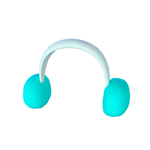 Design blue earmuffs