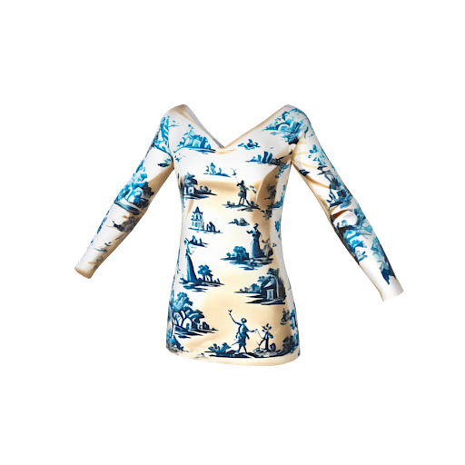 Design a dress with toile d