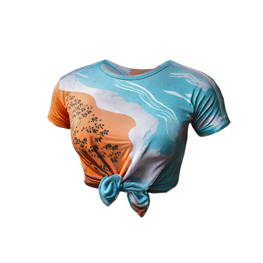 design - front tie top califo by kong