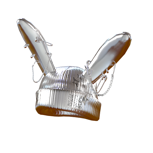 Design Metal Bunny Hat
