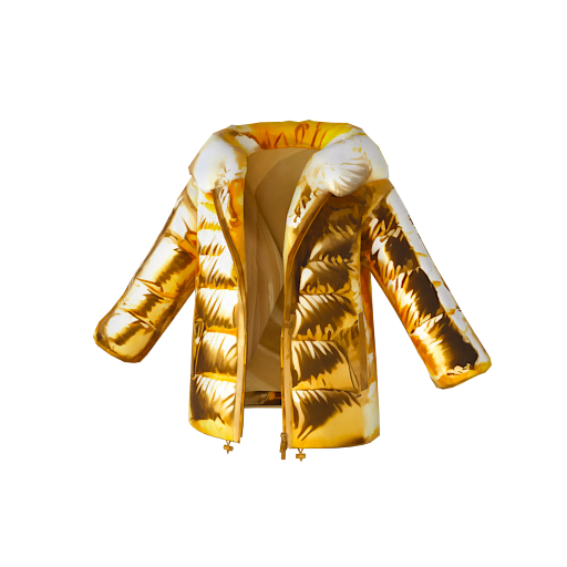 Design gold puffer jacket g