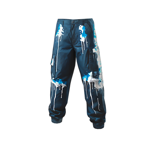 Design dark blue cargo pant
