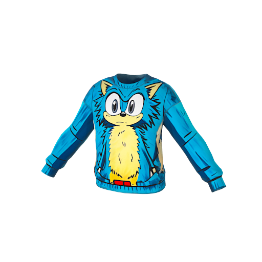 Design make me a blue sonic
