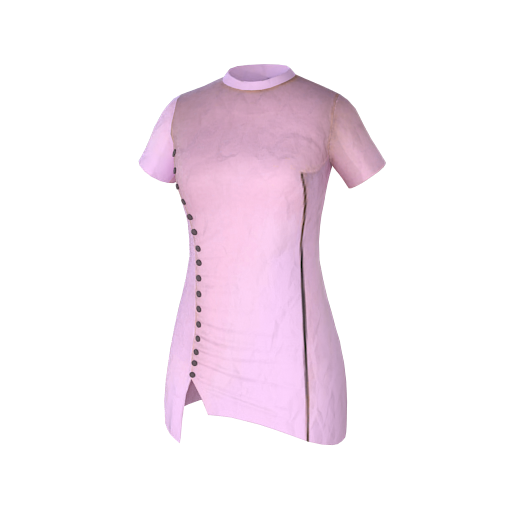 Design Pink Warp Mini Dress