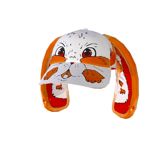 Design cute red bunny