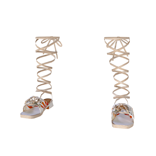 Design white shoes with che