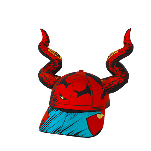 Design make devil like cap